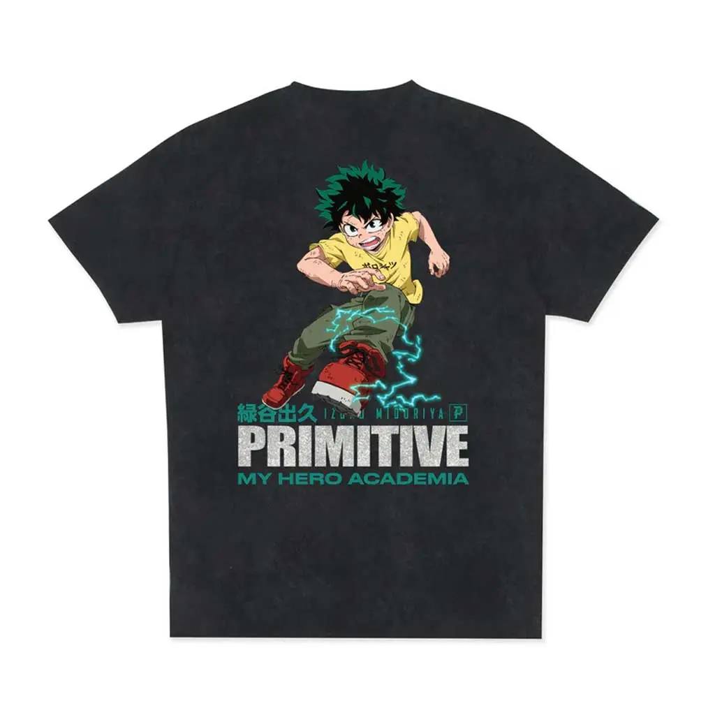 Primitive X My Hero Academia Full Cowl Tee - Black 1