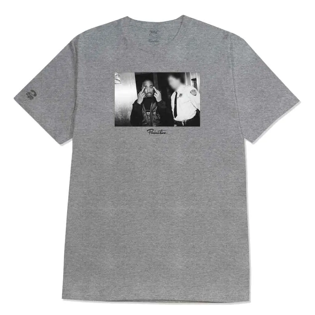 Primitive X Tupac Icon Tee - Athletic Heather 1