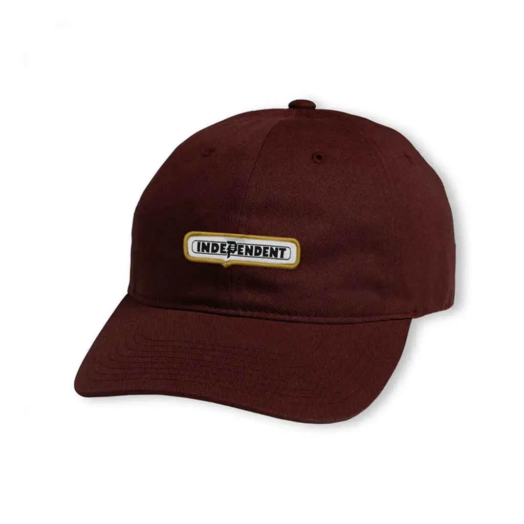 Primitive X Independent Bar Strapback - Burgundy 1