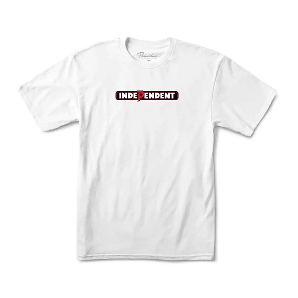 Primitive X Independent Bar Tee - White 1