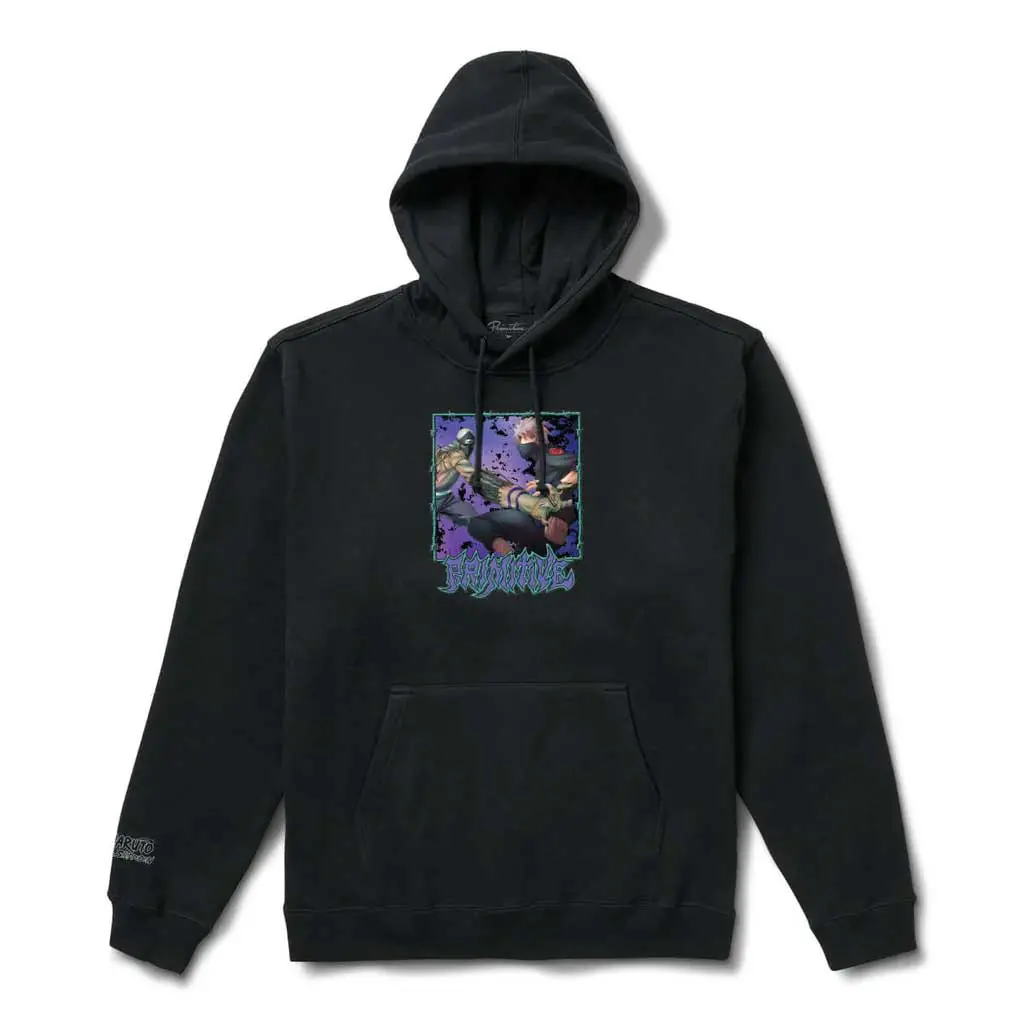 Primitive X Naruto Kakashi Vs Kakuzu Hood - Black 1