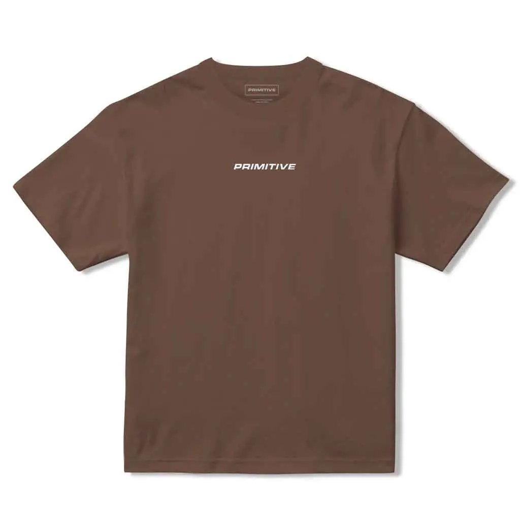Primitive Slanted Euro Hw S/S Tee - Brown 1