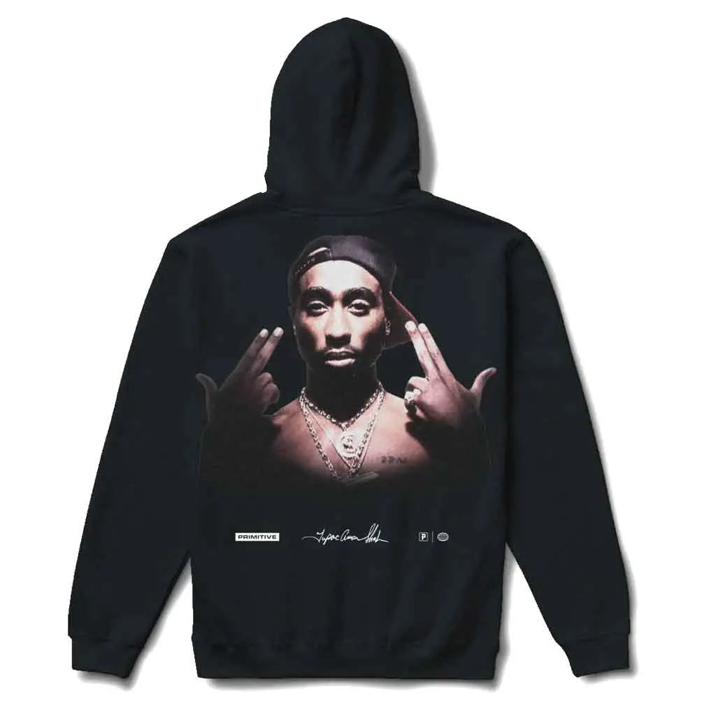 Primitive X Tupac Stay Up Hood - Black 1