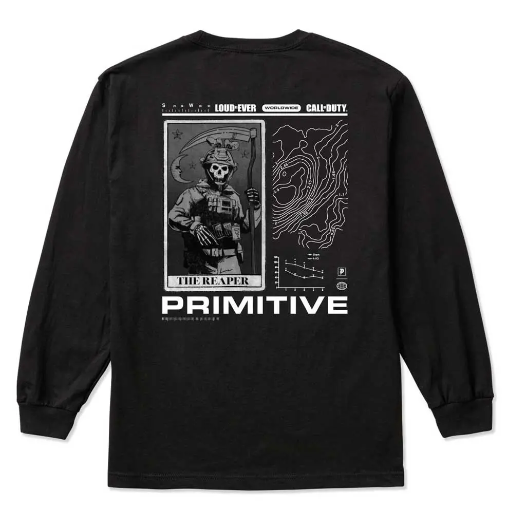 Primitive X Cod Tactics L/S Tee - Black 1
