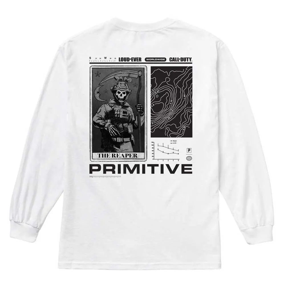 Primitive X Cod Tactics L/S Tee - White 1