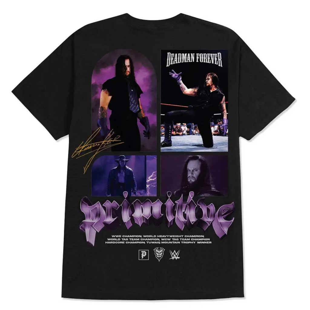 Primitive X Wwe Deadman Forever Tee - Black 1