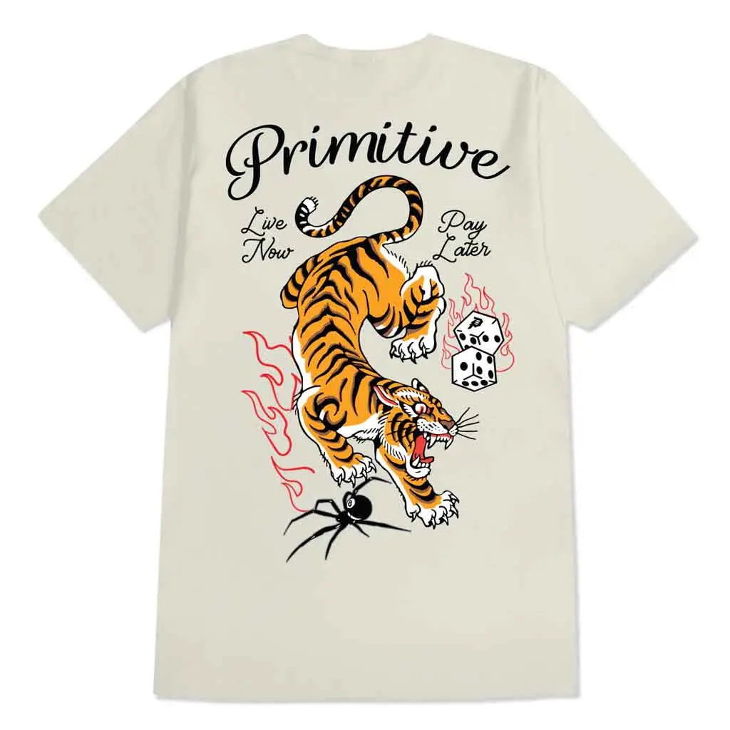Primitive Youth Big City Hw S/S Tee - Cream 1