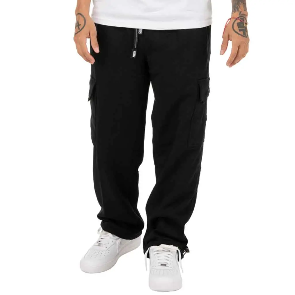 Pro Club Heavy Weight Fleece Cargo Pant - Black 1