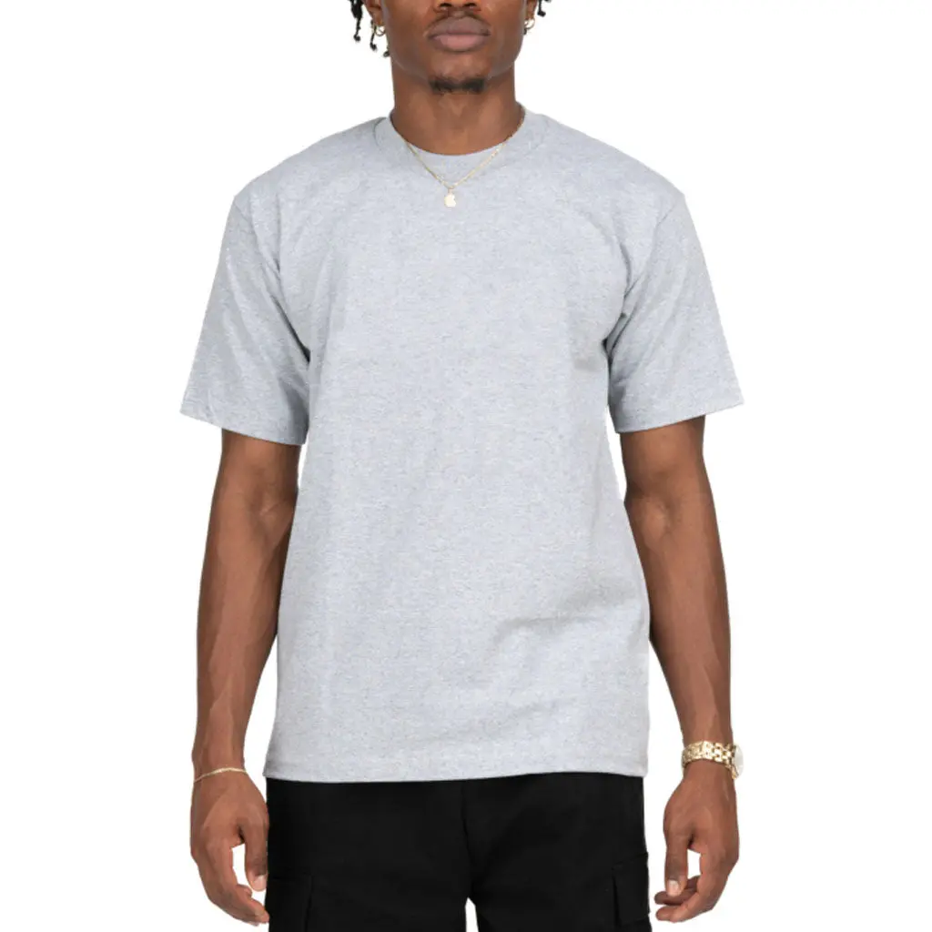 Pro Club Heavyweight S/S Tee - Heather Grey 1