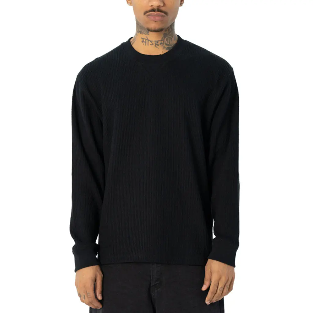 Pro Club Heavy Wide Thermal L/S Tee - Black 1