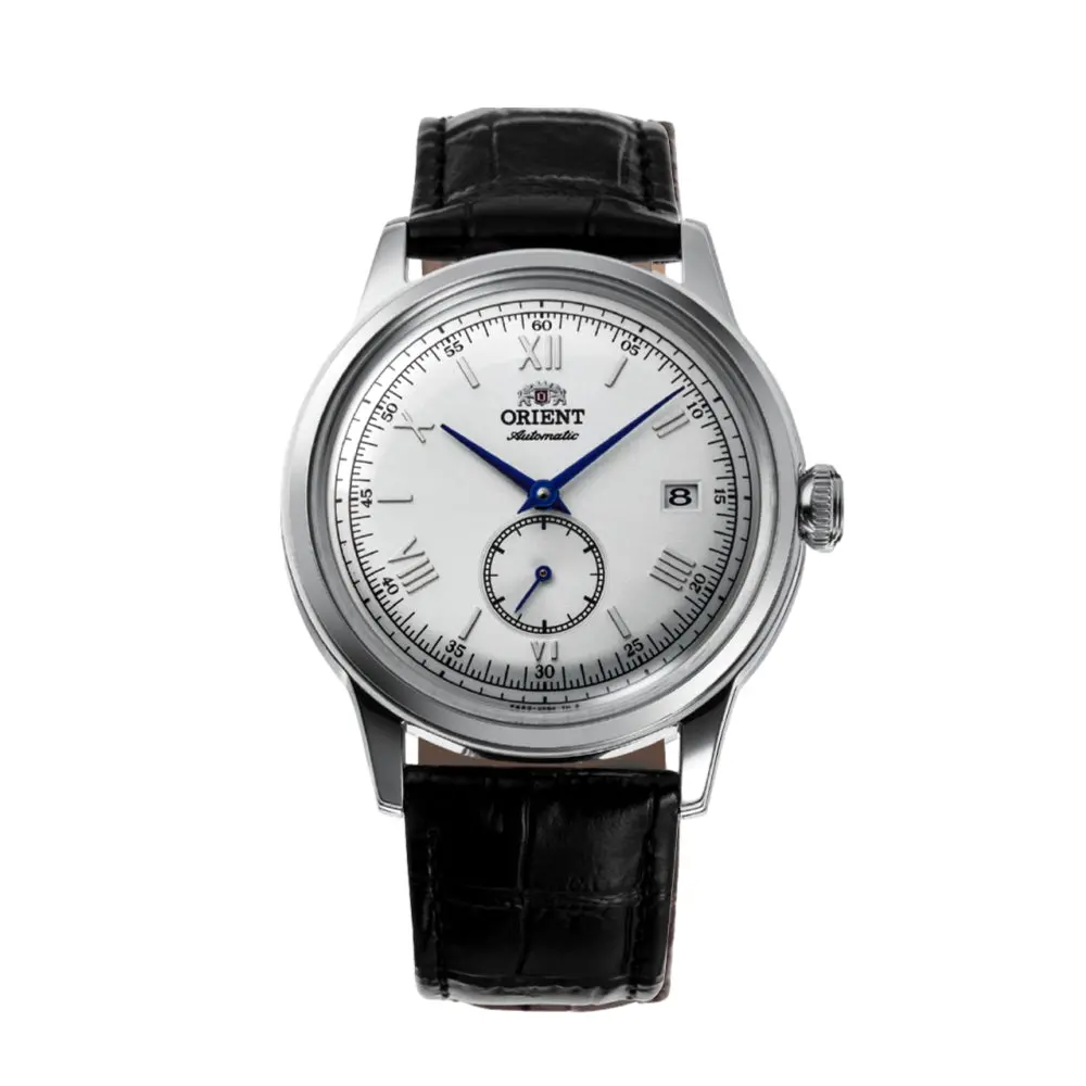Bambino Version 7 Small Seconds 38Mm - White On Leather Strap 1