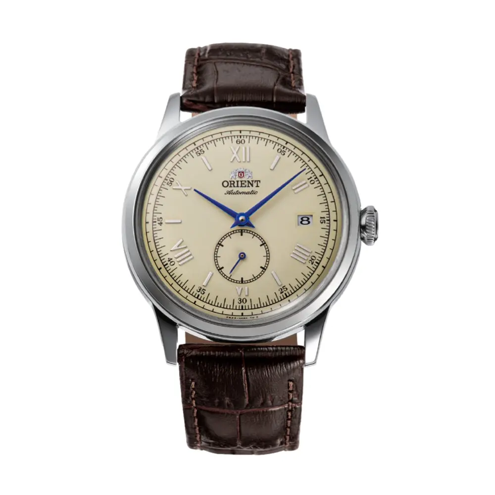 Bambino Version 7 Small Seconds 38Mm - Champagne On Leather Strap 1