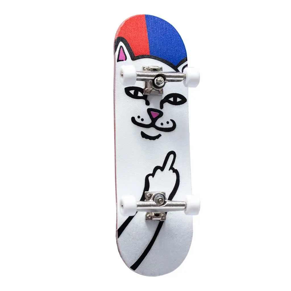 Rip N Dip Lord Nermal Mini Skateboard - Red/Blue 1