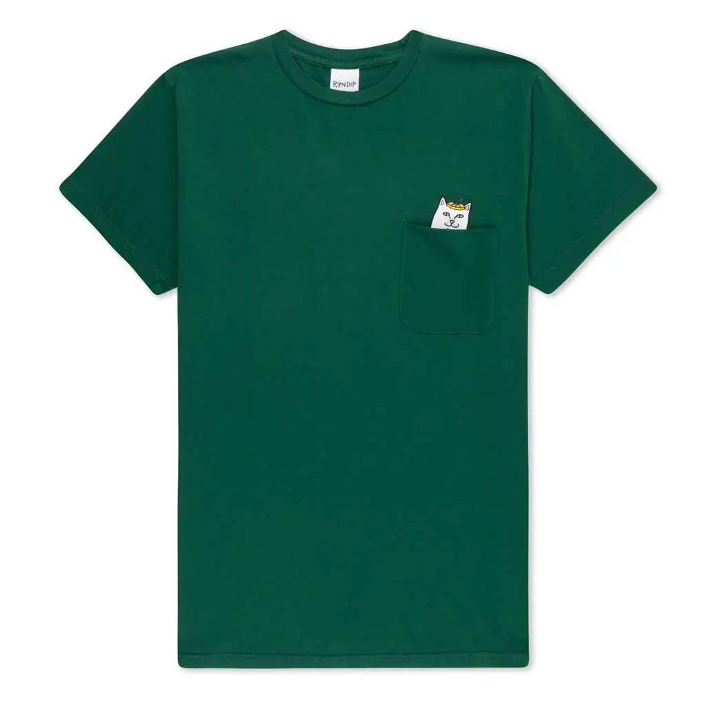 Rip N Dip Pumpkin Nerm Pocket Tee - Hunter Green 1