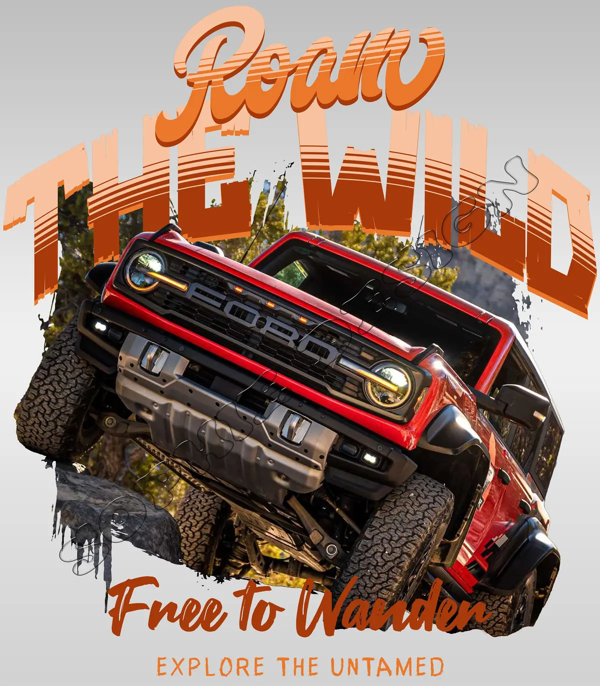 Roam The Wild Bronco Digitial Download 1