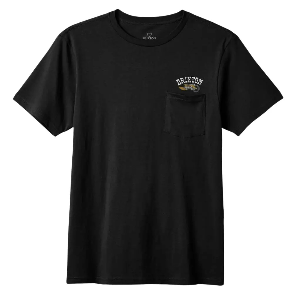 Brixton Roller S/S Tee - Black 1