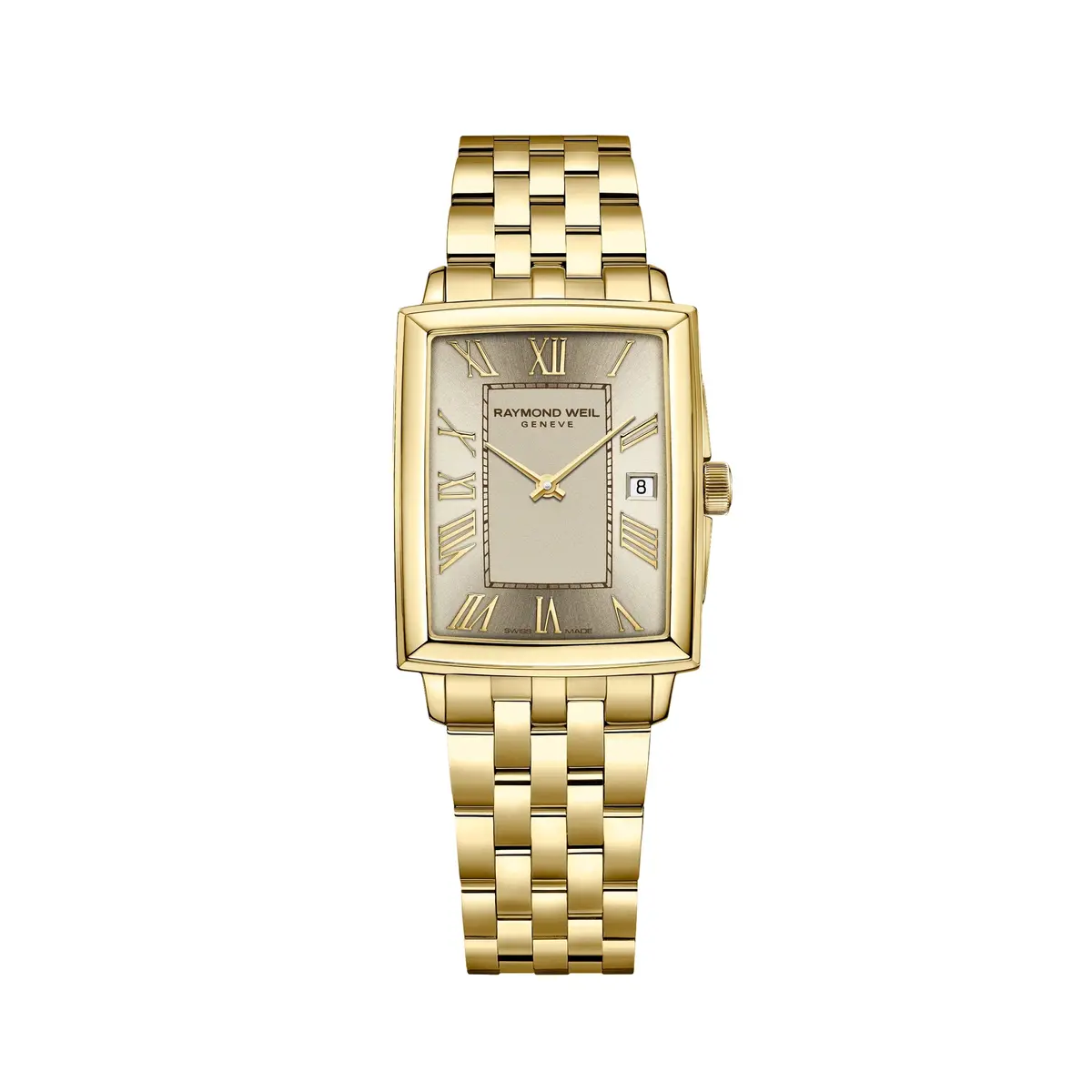 Toccata Square Gold-Tone 28Mm - Champagne On Bracelet 1