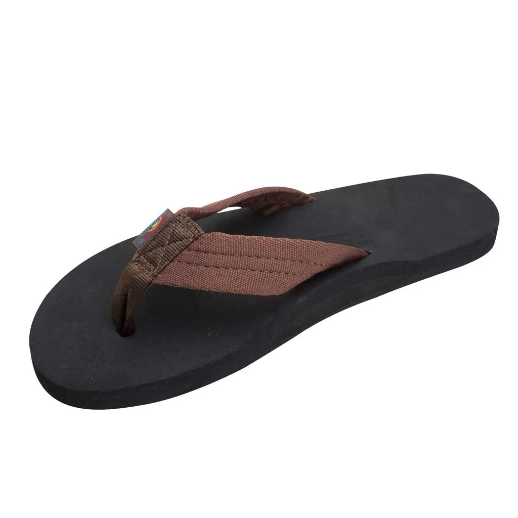 Rainbow Men's The Cloud - Soft Black Rubber Top - Brown/Black 1