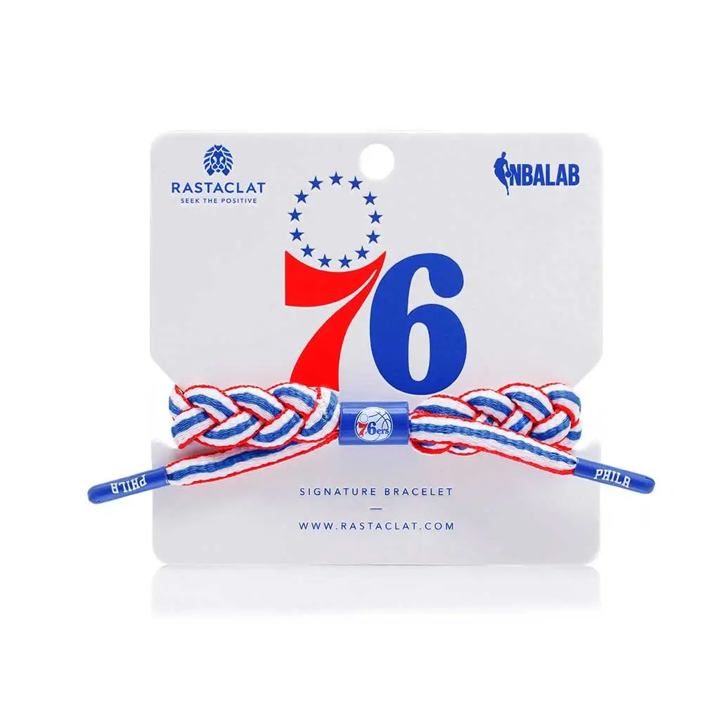 Rastaclat X Nba Philadelphia 76Ers Bracelet - White/Blue/Red 1