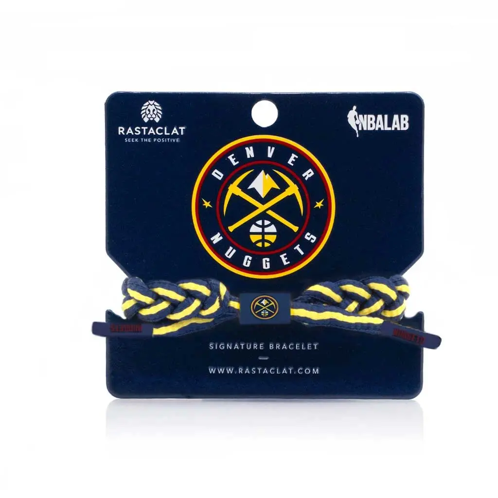 Rastaclat X Nba Denver Nuggets Bracelet - Yellow/Blue 1