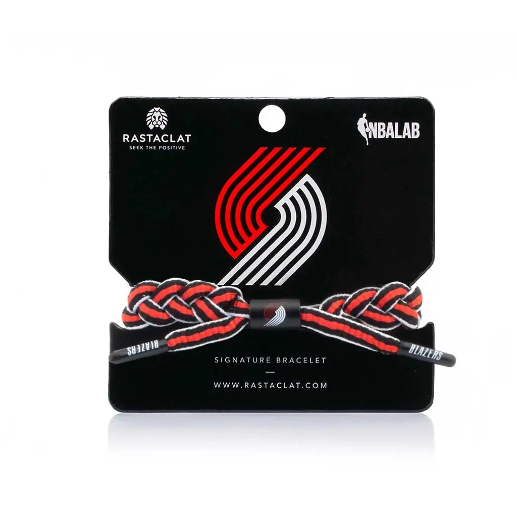 Rastaclat X Nba Portland Trail Blazers Bracelet - Black/Red/White 1