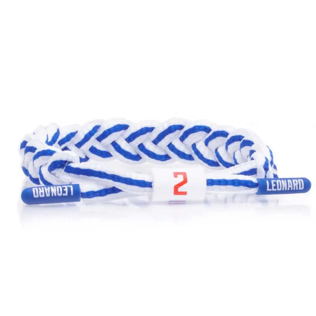 Rastaclat X Nba Kawhi Leonard V2 Bracelet - White/Blue 2