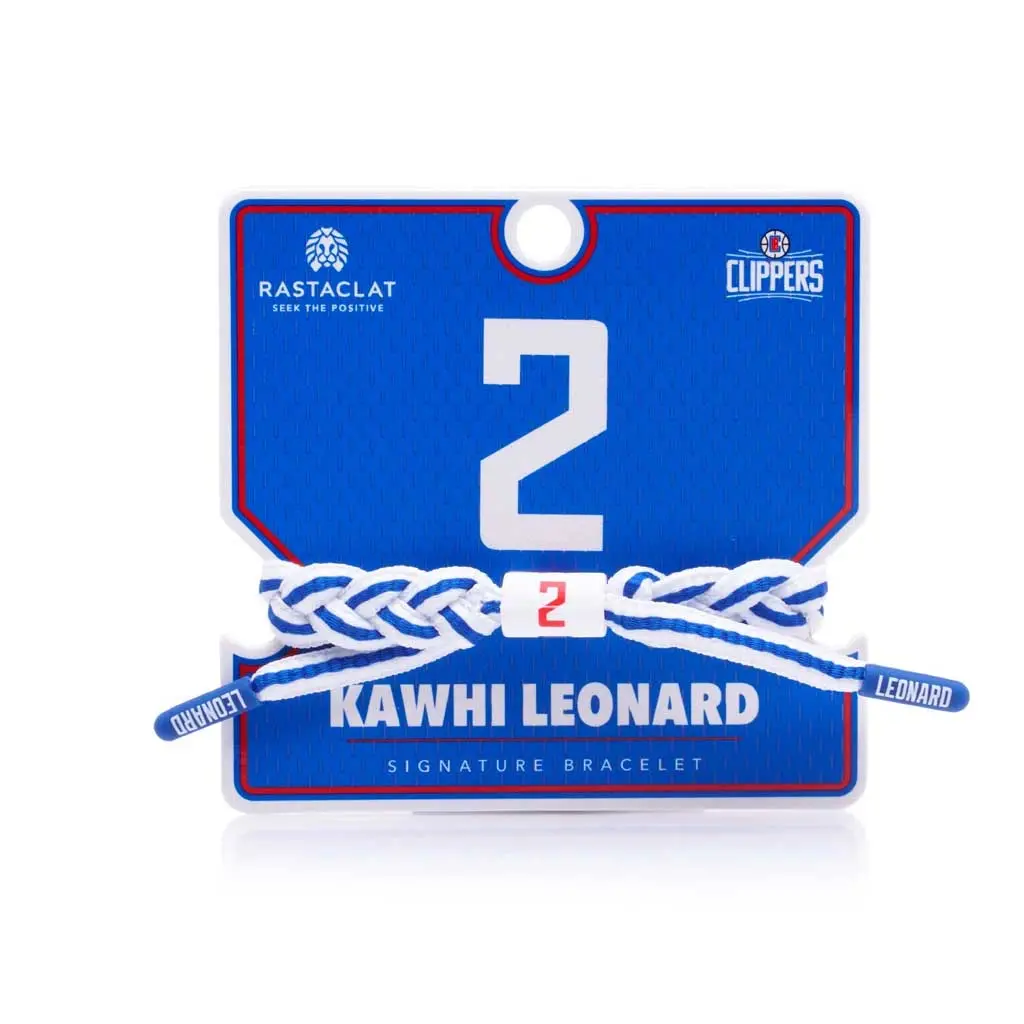 Rastaclat X Nba Kawhi Leonard V2 Bracelet - White/Blue 1