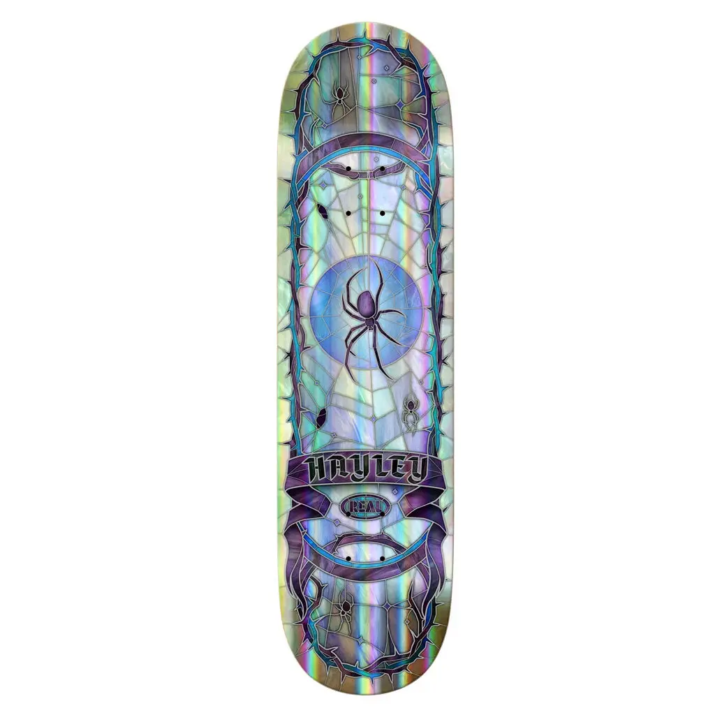 Real Hayley Rainbow Hollow Cathedral 8.25" Deck 1