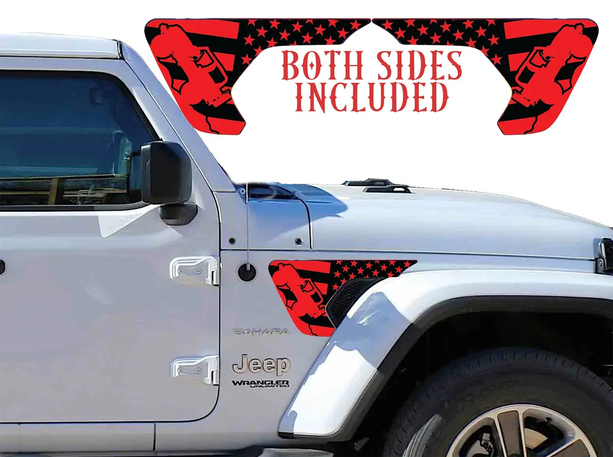 Fender Vent For The Jl Or Jt 2018 Or Newer Rock Crawler Flag 1