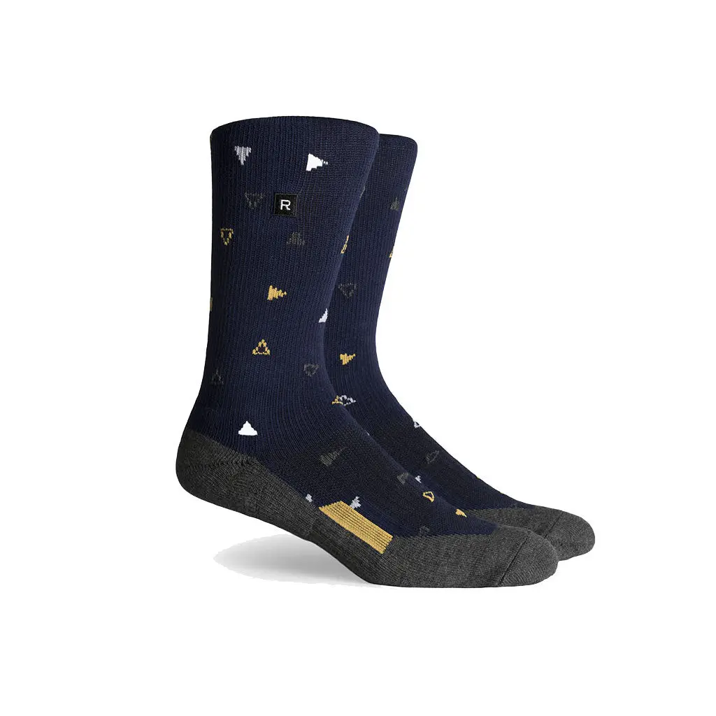 Richer Poorer Bunker Athletic Sock - Charcoal Navy 1