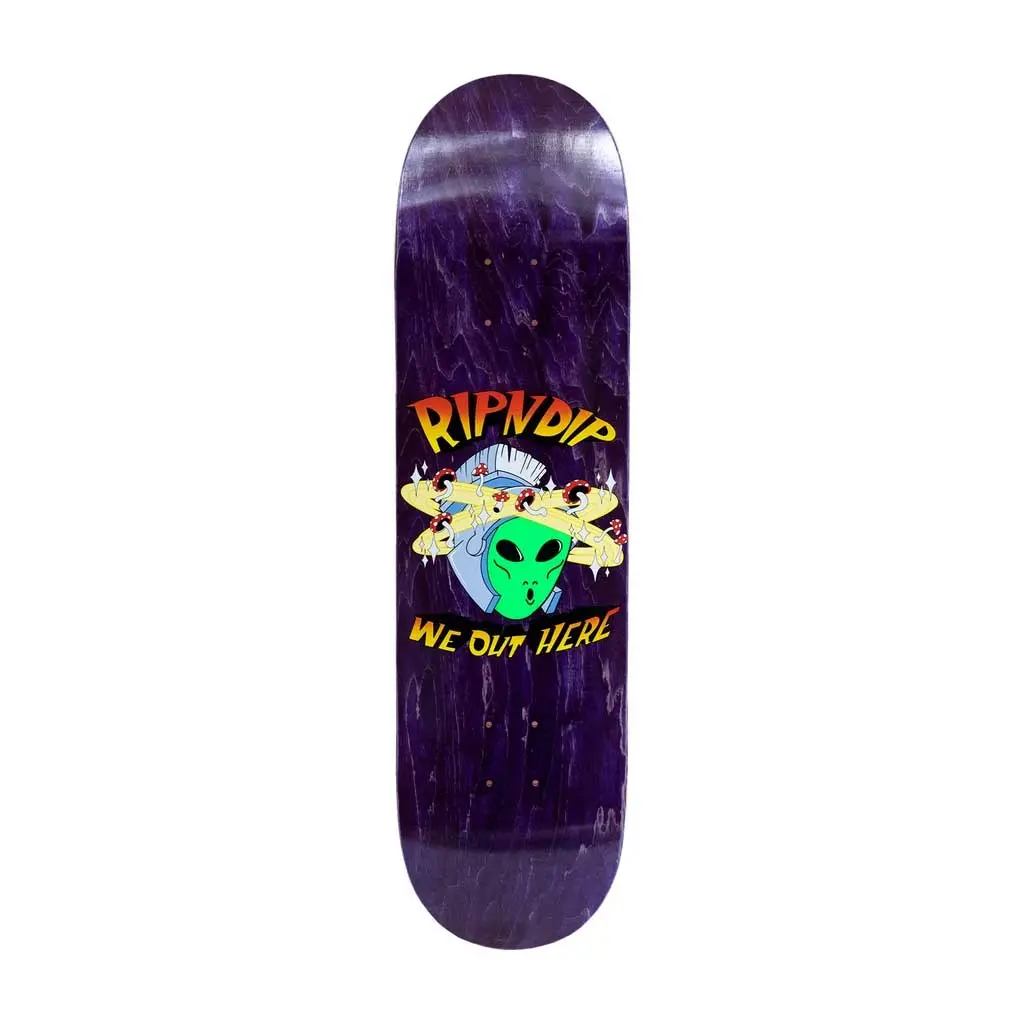 Rip N Dip Out Of This World Skateboard Deck - Purple 1