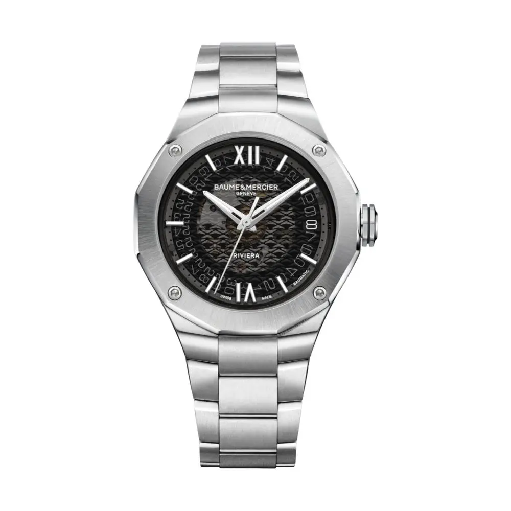 Riviera 10715 Automatic 39Mm - Black On Bracelet 1