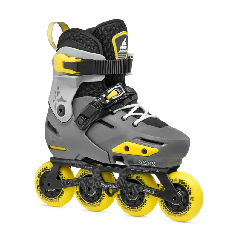 Rollerblade Apex Charcoal Yellow 1