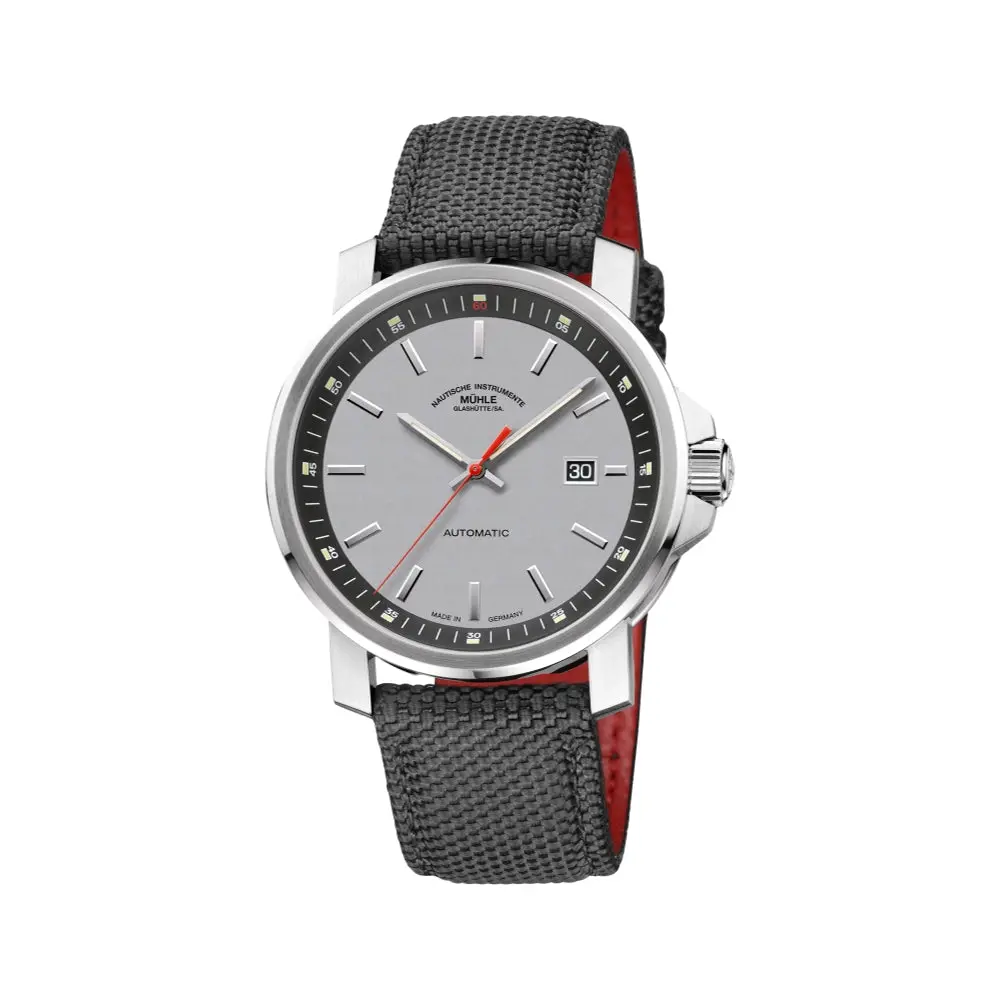 29Er Big 42Mm - Silver On Canvas Strap 1