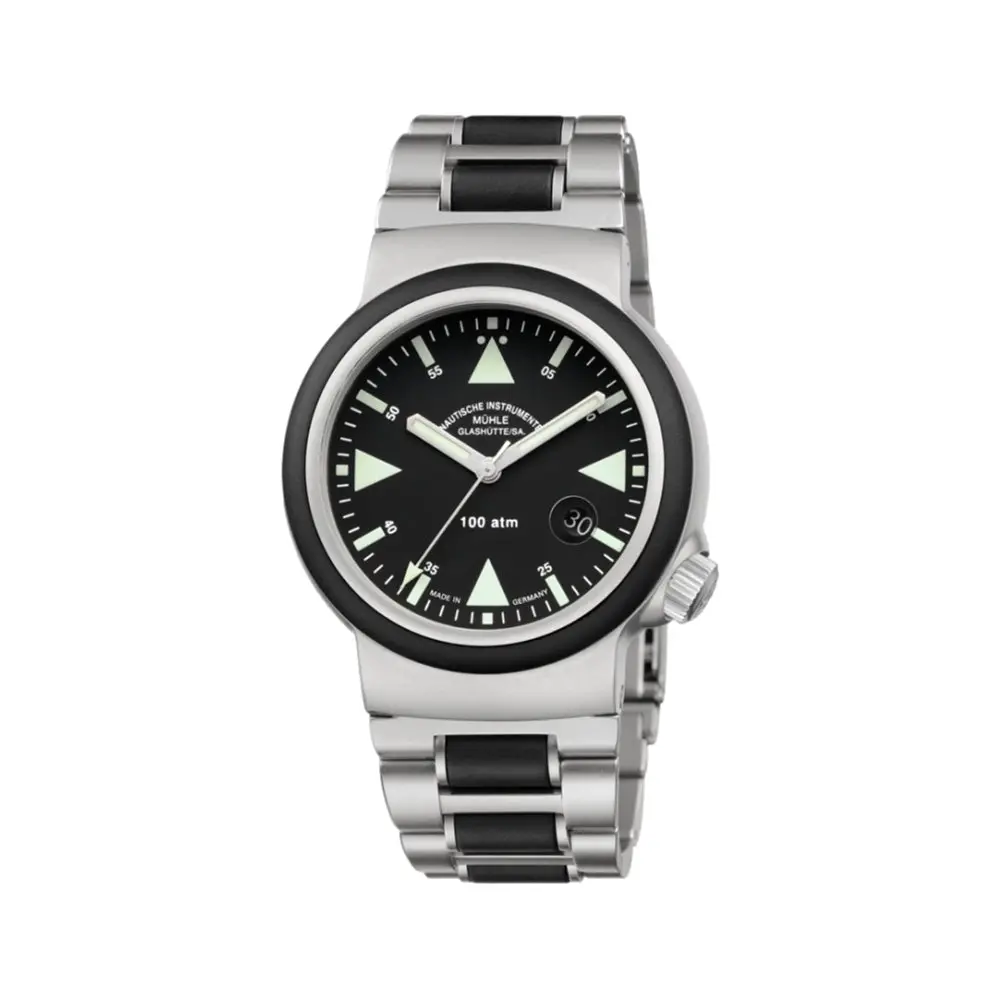 S.A.R. Rescue Timer 42Mm - Black On Bracelet 1