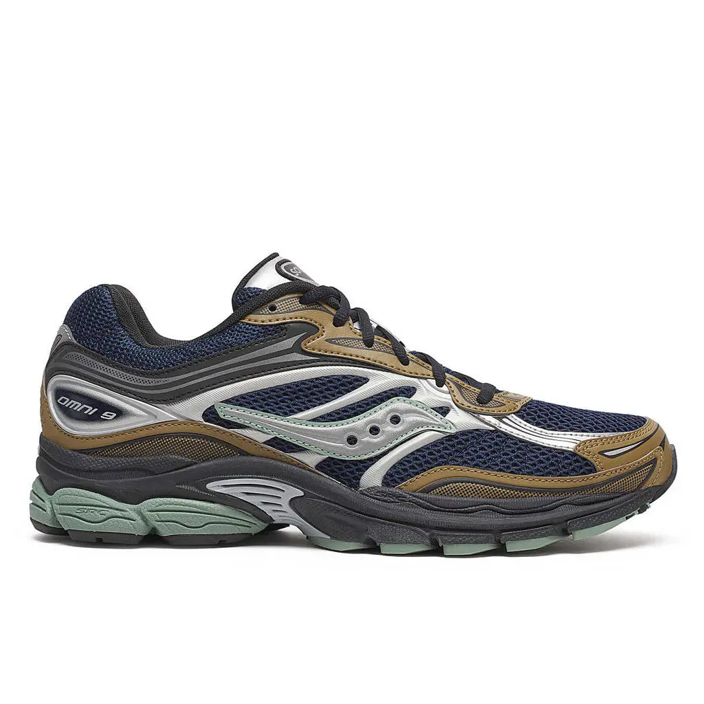 Saucony Progrid Omni 9 - Brown/Navy 1