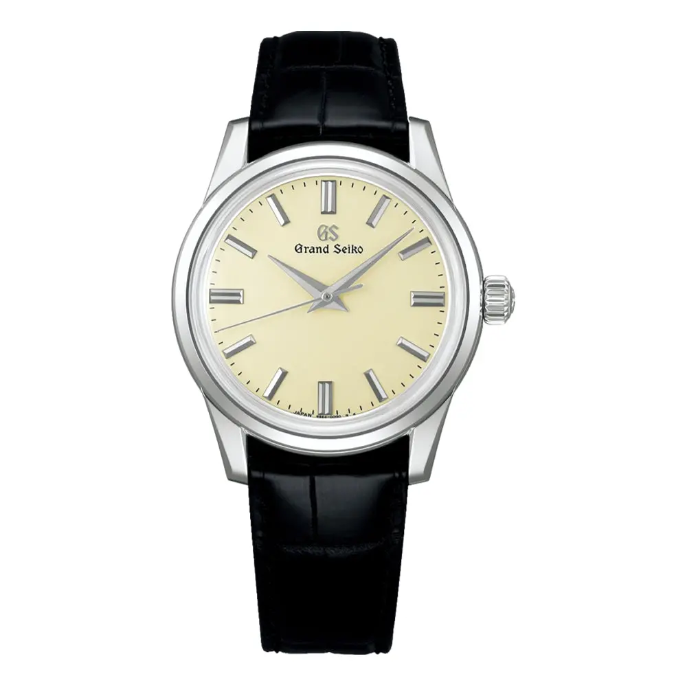 Sbgw301 Elegance Mechanical 37.3Mm - Ivory On Leather Strap 1
