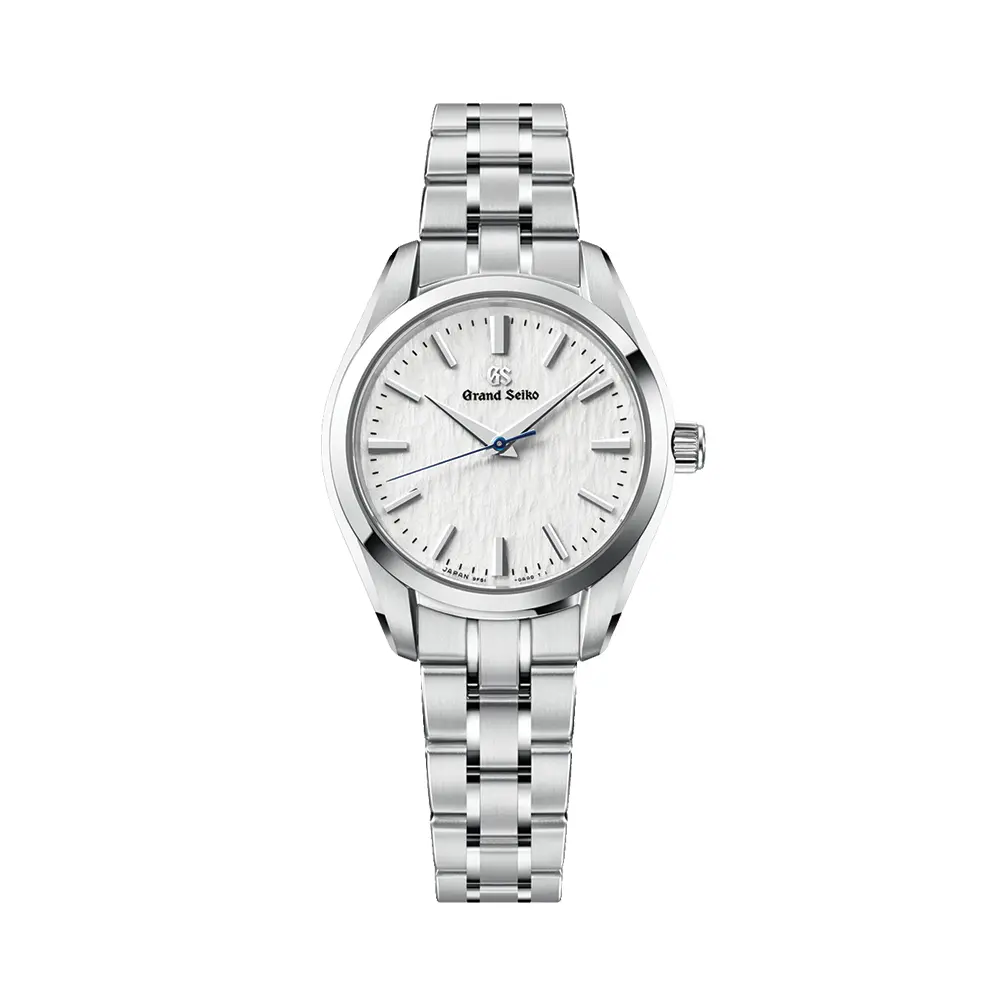 Sbgx359 "Snowflake" Heritage Quartz 33Mm - White On Bracelet 1