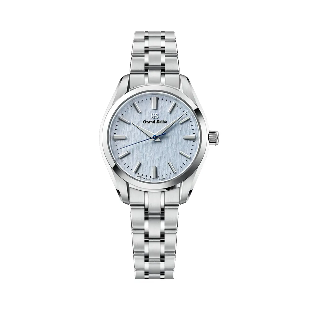 Sbgx361 "Skyflake" Heritage Quartz 33Mm - Blue On Bracelet 1