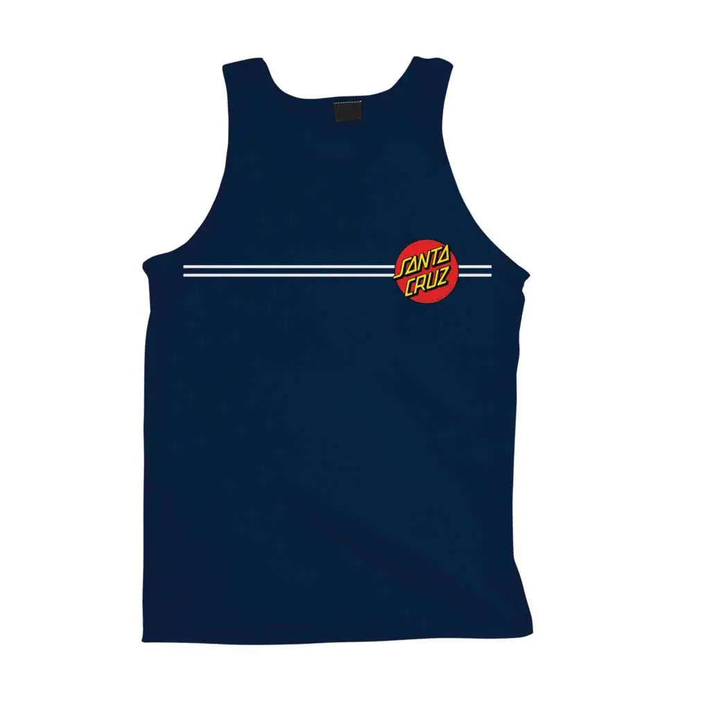 Santa Cruz Classic Dot Regular Tank - Navy 1