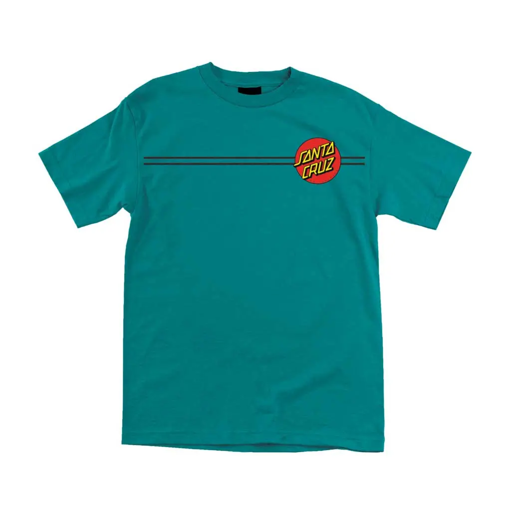 Santa Cruz Classic Dot S/S T-Shirt - Teal 1