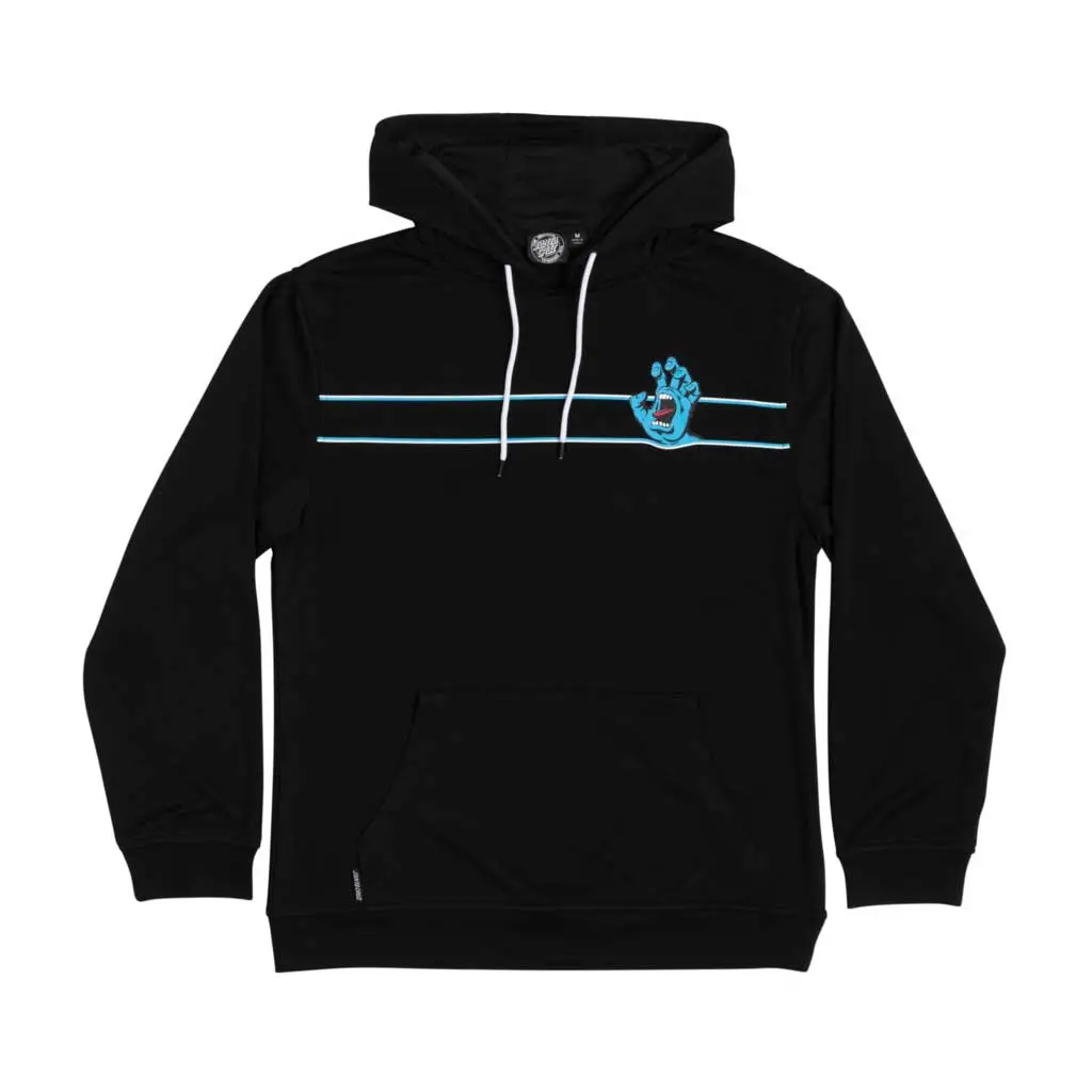 Santa Cruz Screaming Hand Mesh P/O Hoodie - Black 1