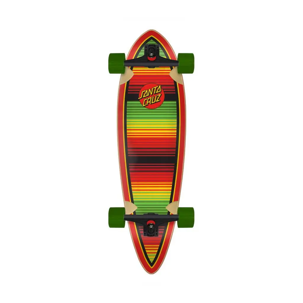 Santa Cruz Serape Dot 9.20In Pintail Cruiser Skateboard 1