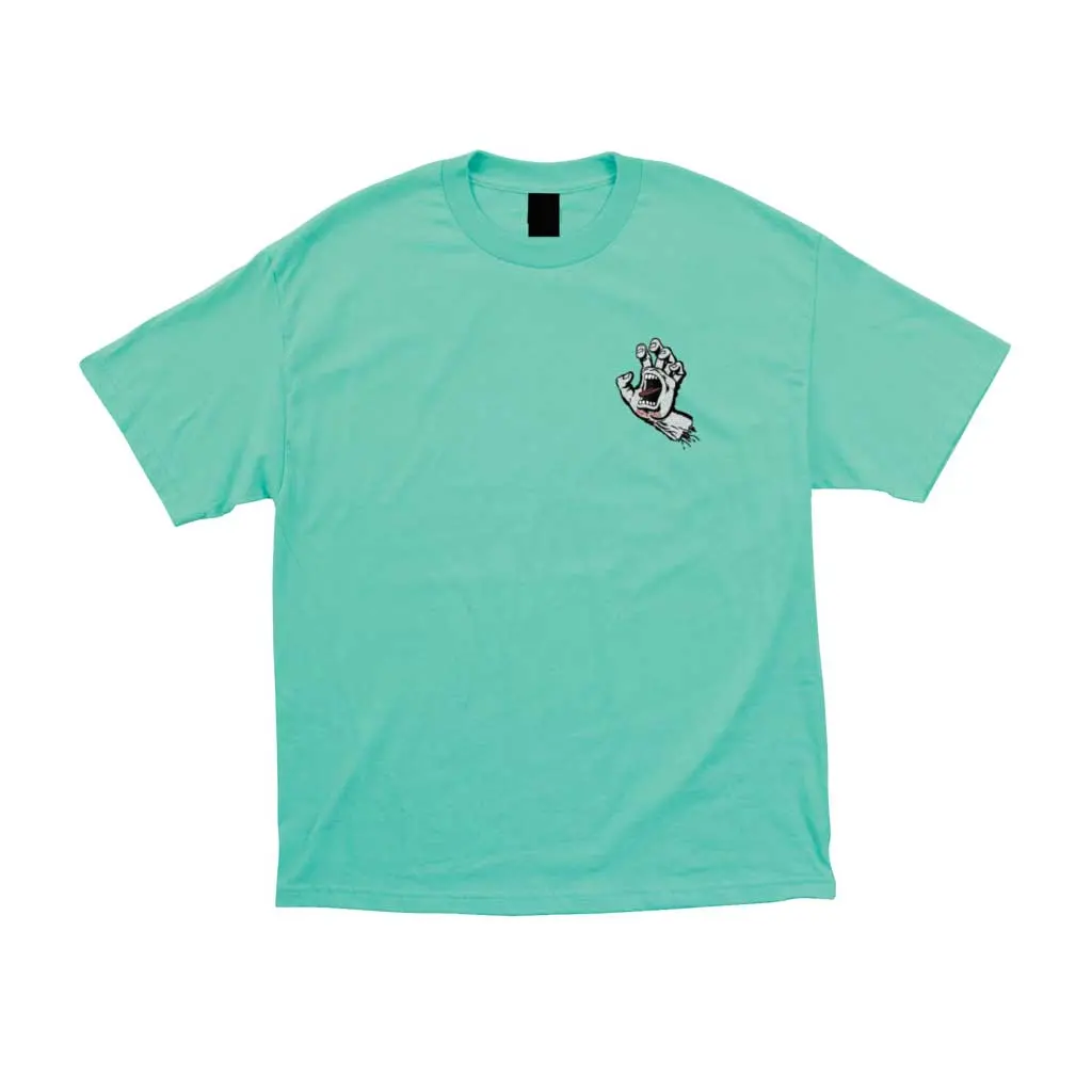 Santa Cruz Amoeba Hand S/S T-Shirt - Celadon 1