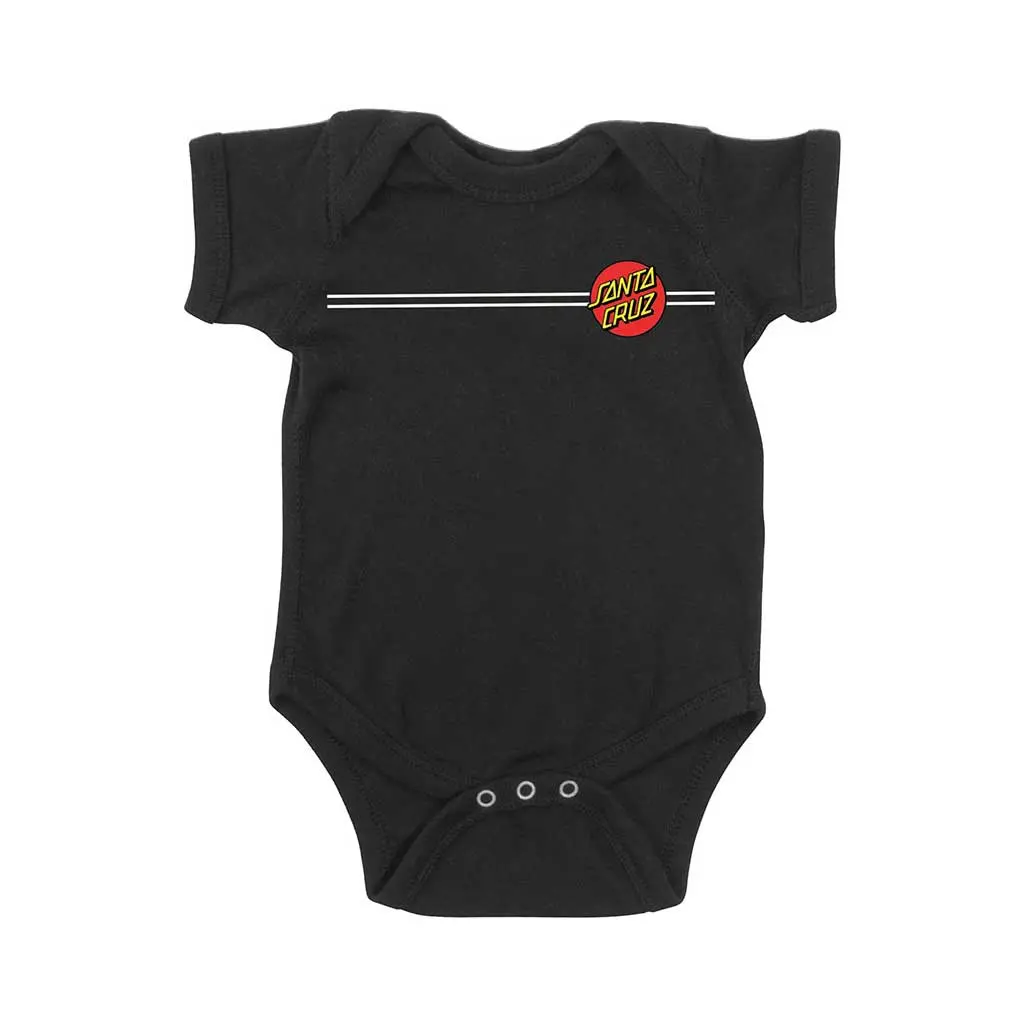Santa Cruz Infant Classic Dot One Piece - Black 1