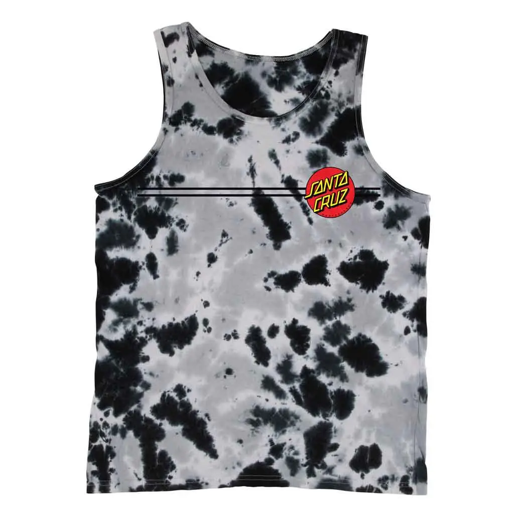 Santa Cruz Classic Dot Regular Tank - Multi Black 1