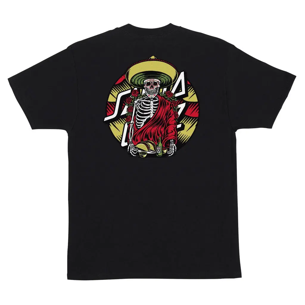 Santa Cruz Guzman Dining Dot S/S Tee - Black 1
