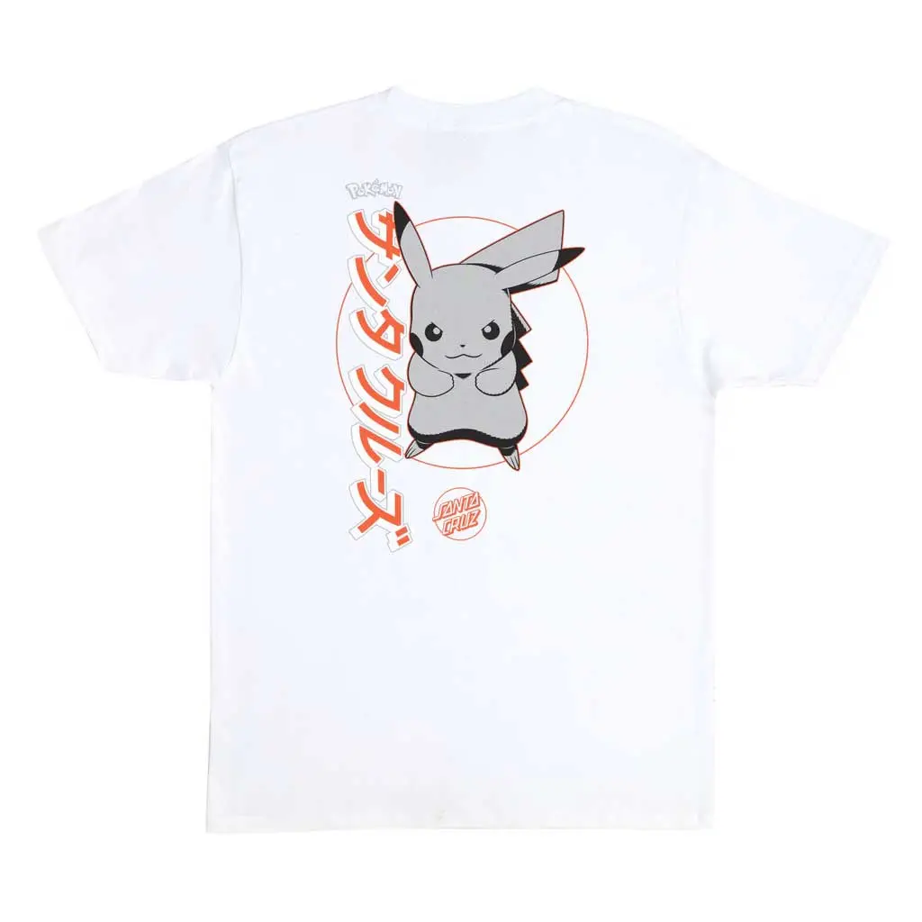 Santa Cruz X Pokemon Pikachu S/S Tee - White 1