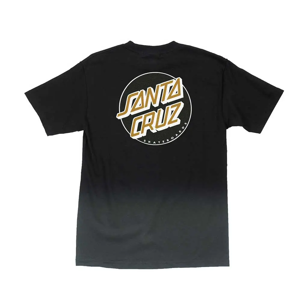 Santa Cruz Other Dot S/S T-Shirt - Black Ombre 1