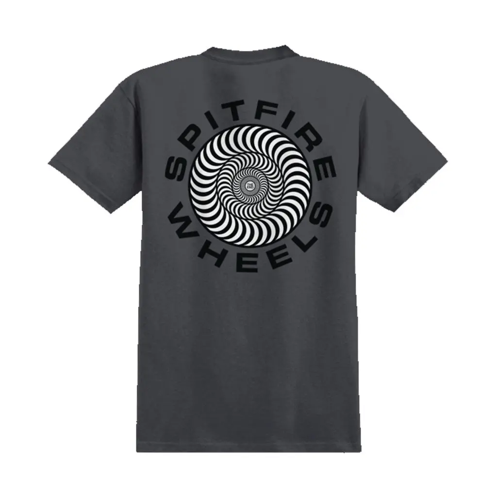 Spitfire Cls '87 Swirl Fill S/S Tee - Charcoal 1